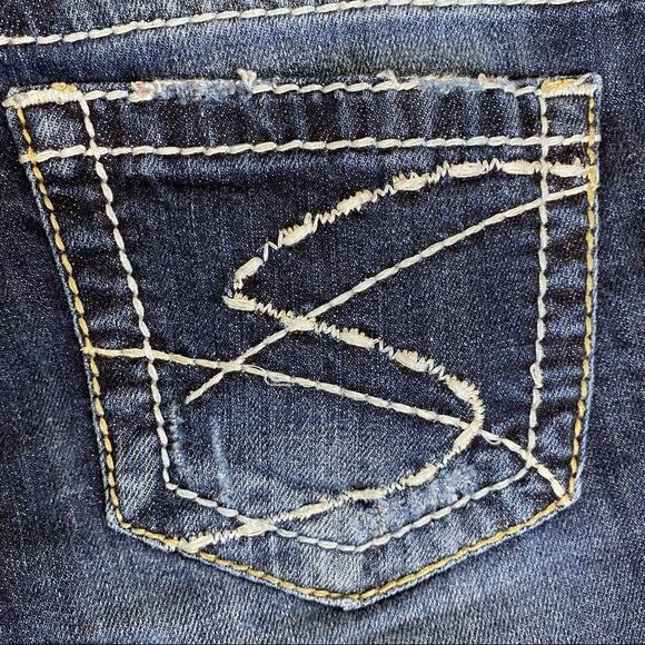 Silver Santorini Jeans Sz 25 - Picture 8 of 14